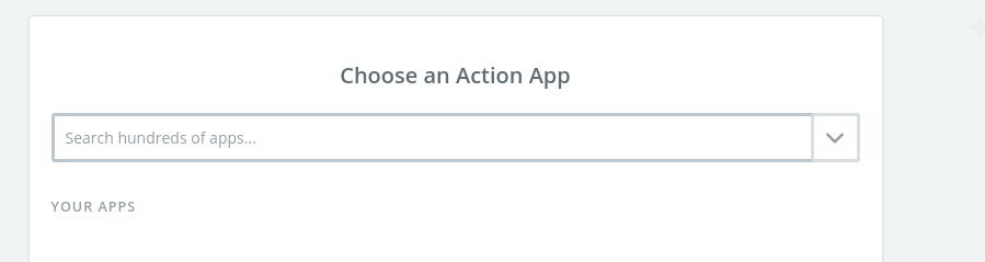 Choose an action app