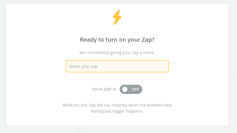 Name your zap