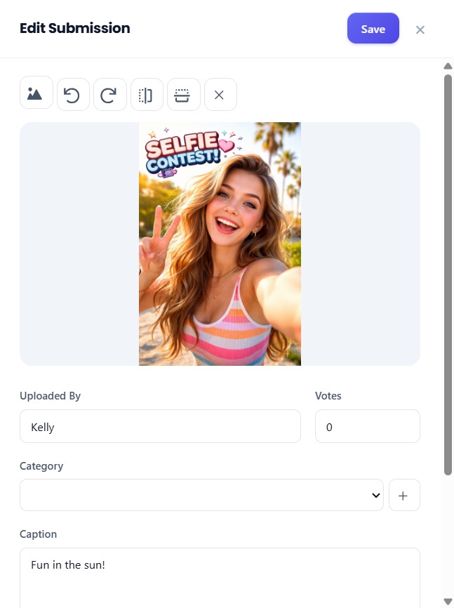 Edit submission - AI Site Builder
