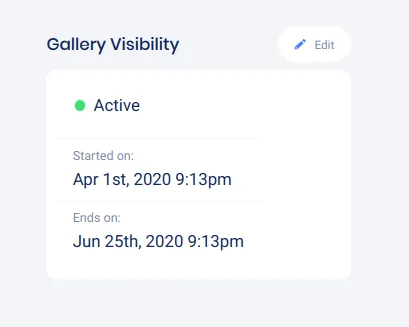 edit Gallery visibility