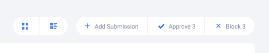 Submissions - approve all button
