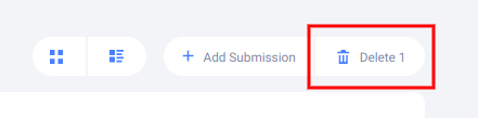Delete submissions button