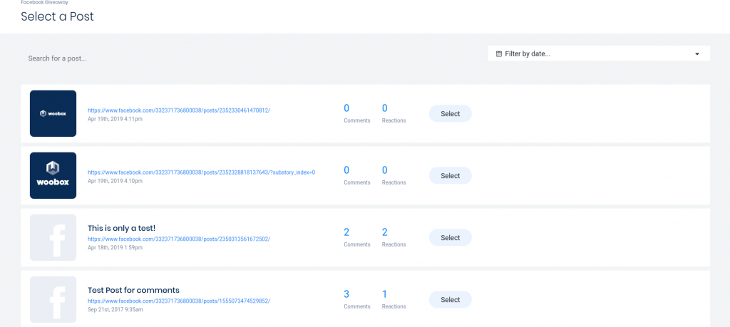 New FB comment picker