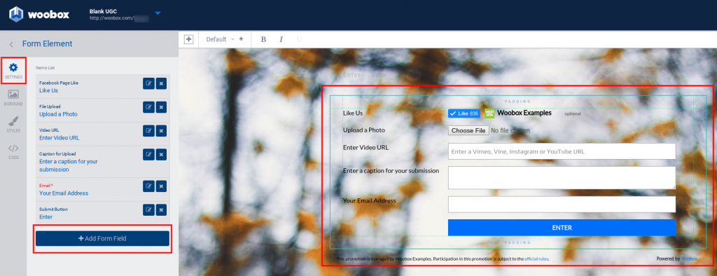 Add form field