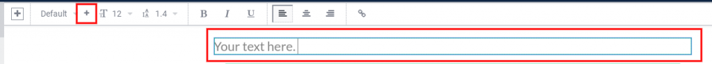 Import font - text toolbar