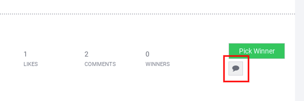 Export comments button