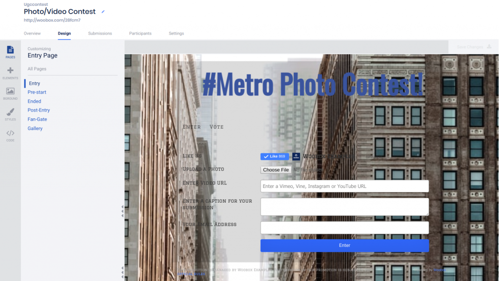 Customize your experience in the Design tab
