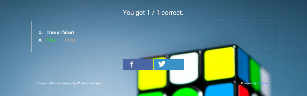 Trivia quiz post entry
