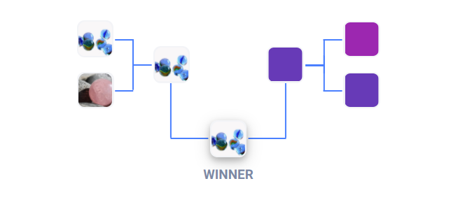 Completed predictive bracket