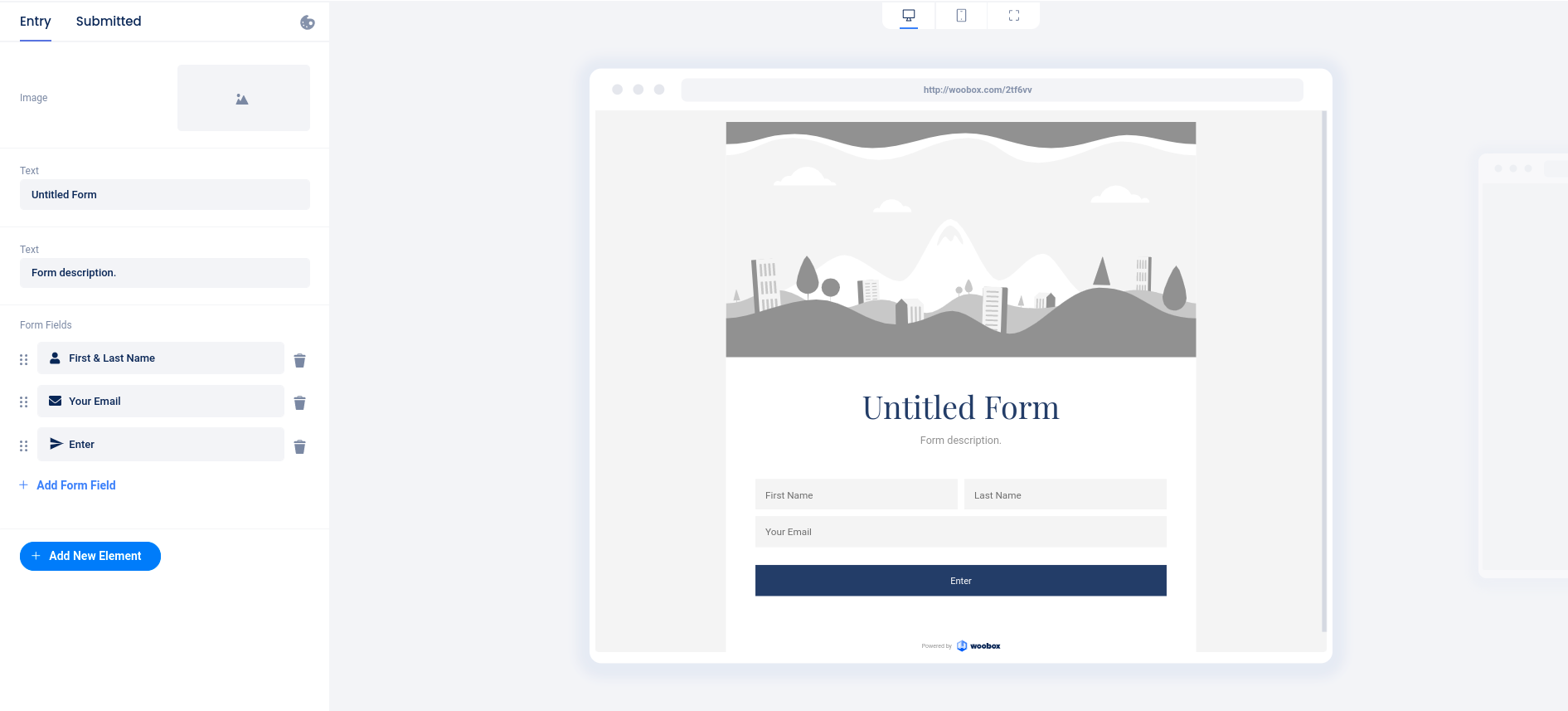 Form Design tab