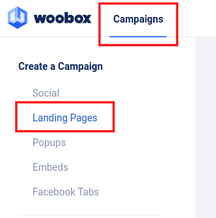 Campaigns - Landing Pages 2021