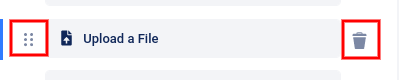 Move or delete upload field