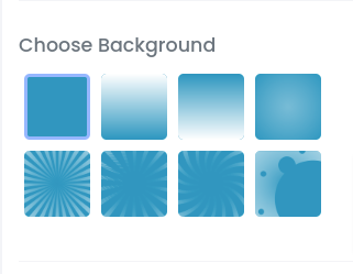 Choose background pattern area