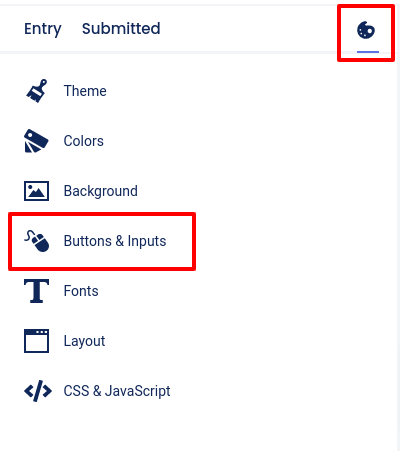 Design - buttons and inputs
