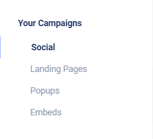 Your Campaigns - Social