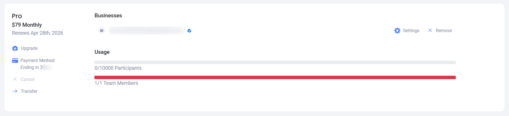 Subscription area 2026